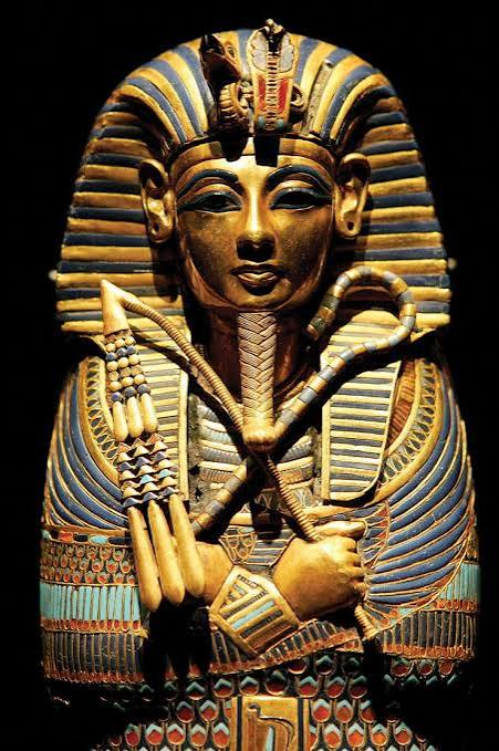 Tutankhamun's golden coffin